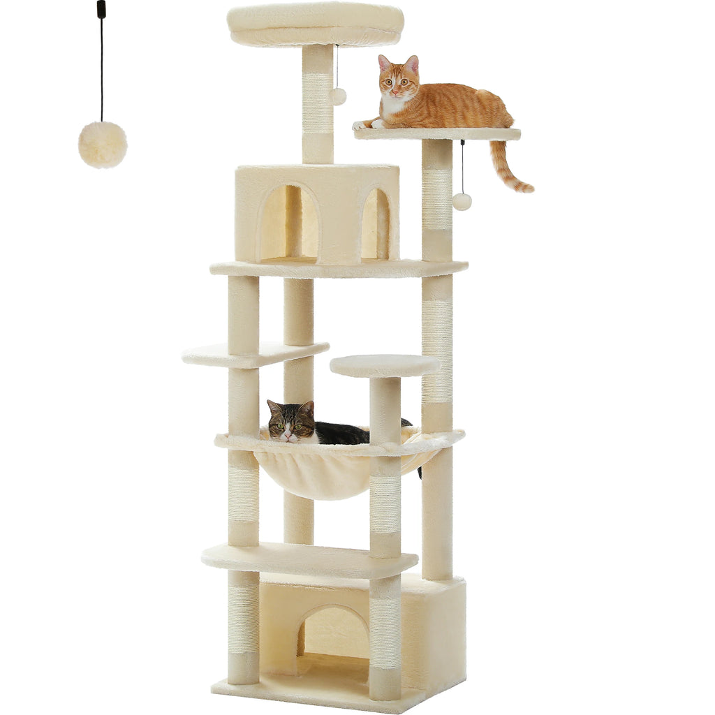 Tall Cat Tree with Scratching Posts