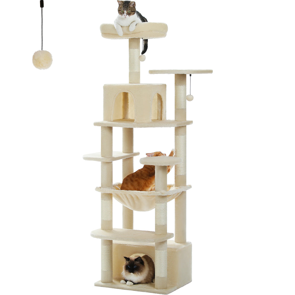 Tall Cat Tree with Scratching Posts